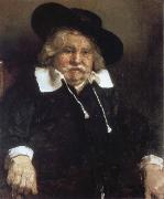 REMBRANDT Harmenszoon van Rijn Portrait of an Old Man oil on canvas